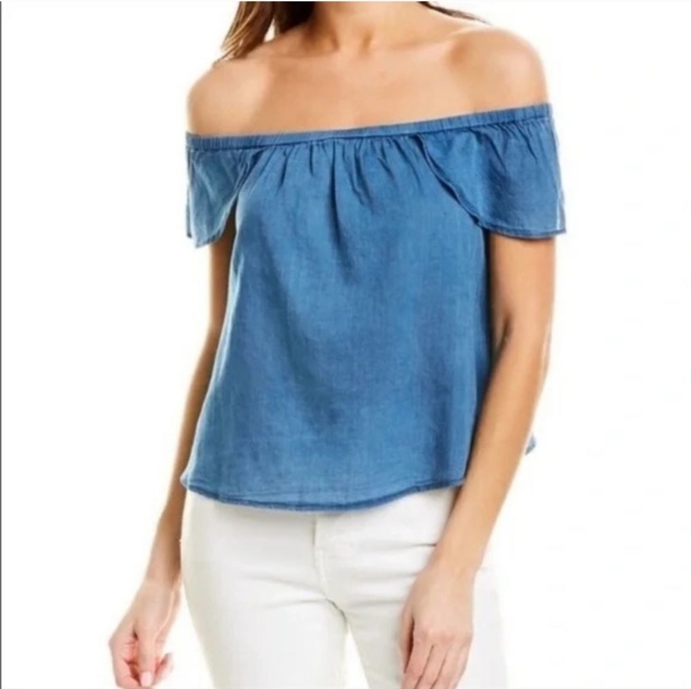 J. Crew Blue Blouse Elegant Top